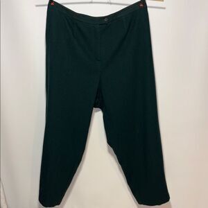 Dark Green Wool Pants